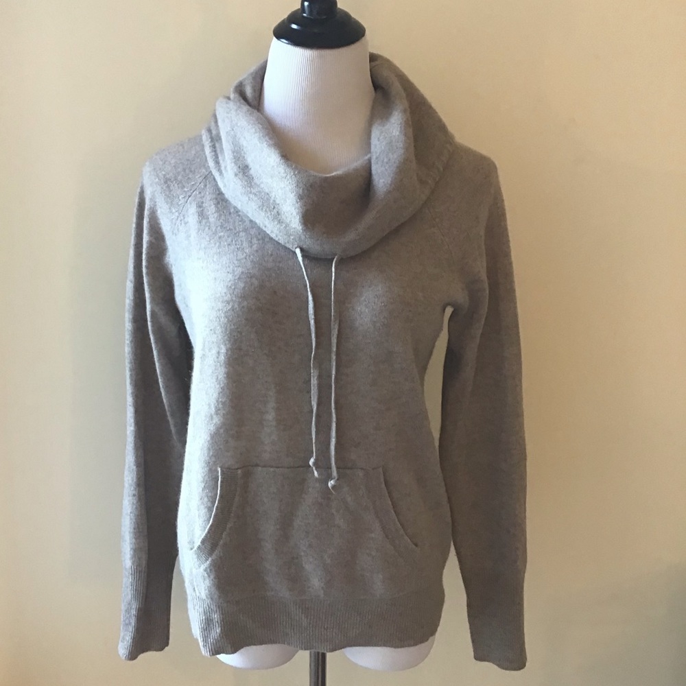Caslon 100% Cashmere Cowl Neck Sweater M